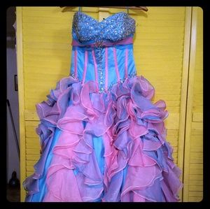 Multi color formal size 3/4